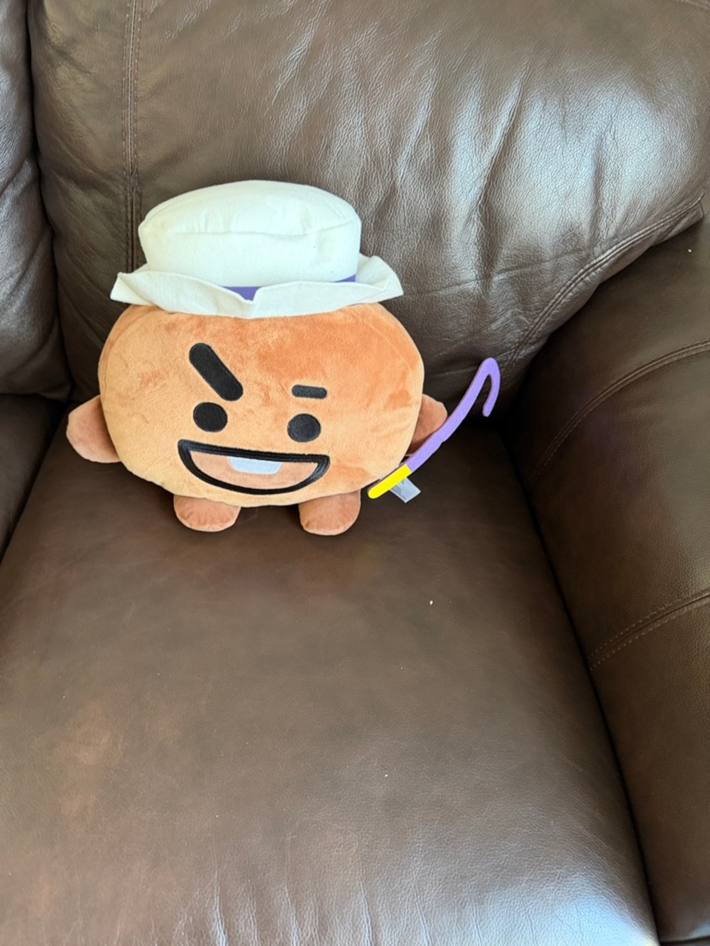 BT21 Shooky Plush LINE FRIENDS BTS Official Character Collectible Soft Toy